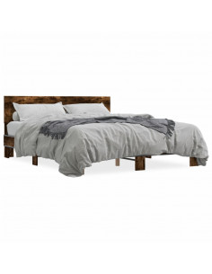 Giroletto Rovere Fumo 150x200 cm in Legno Multistrato Metallo 2