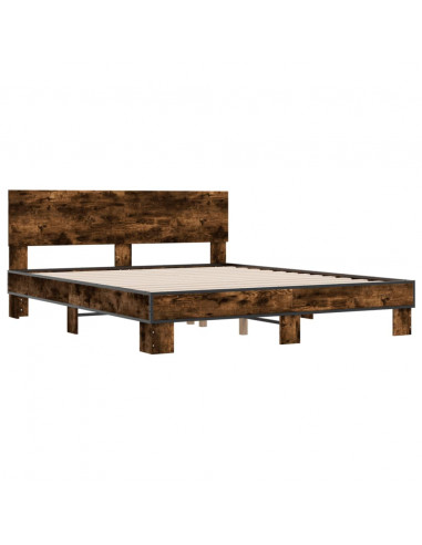 Giroletto Rovere Fumo 150x200 cm in Legno Multistrato Metallo