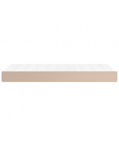 Materasso a Molle Cappuccino 80x160 cm in Similpelle