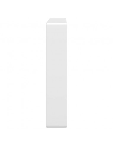 Reggimensole per Lavabo 2 pz Bianche Rettangolari in Acciaio