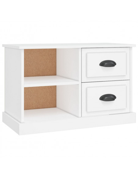 Mobile Porta TV Bianco 73x35,5x47,5 cm in Legno Multistrato