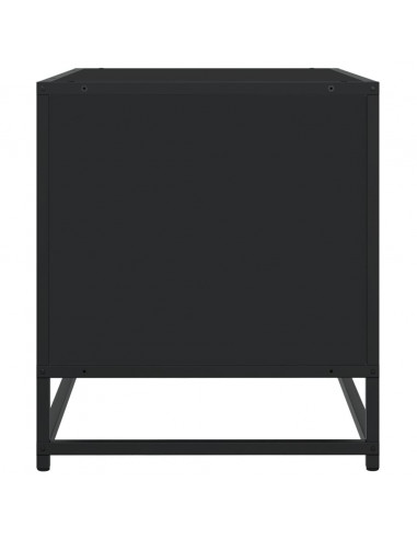 Mobile Porta TV Nero 180x40x46 cm in Legno Multistrato