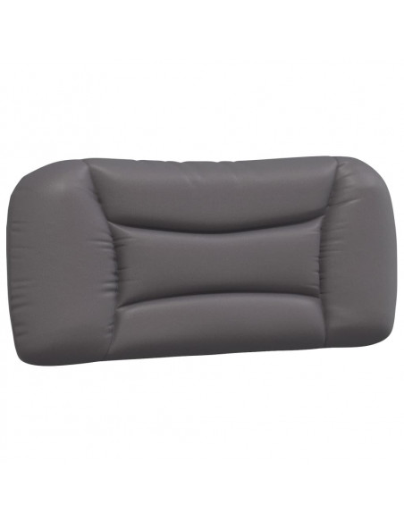 Cuscino Testiera Grigio 80 cm in Similpelle