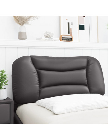 Cuscino Testiera Grigio 80 cm in Similpelle