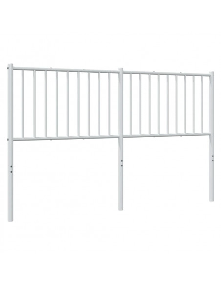 Testiera in Metallo Bianco 160 cm