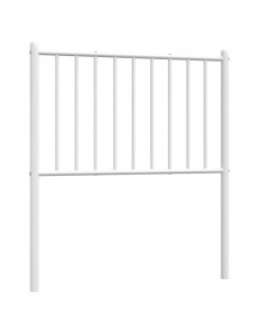 Testiera in Metallo Bianco 80 cm 2