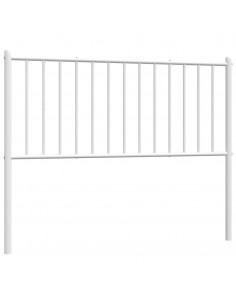 Testiera in Metallo Bianco 107 cm 2