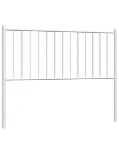 Testiera in Metallo Bianco 107 cm