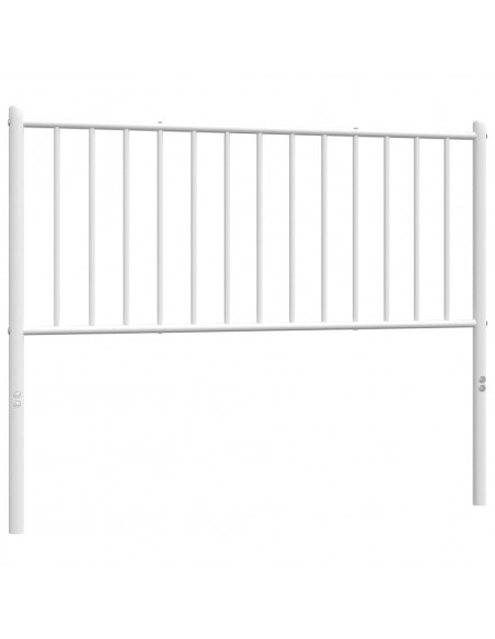 Testiera in Metallo Bianco 107 cm