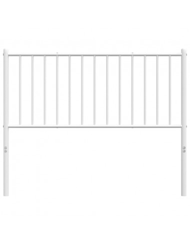 Testiera in Metallo Bianco 107 cm