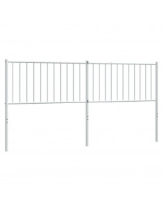 Testiera in Metallo Bianco 180 cm 2