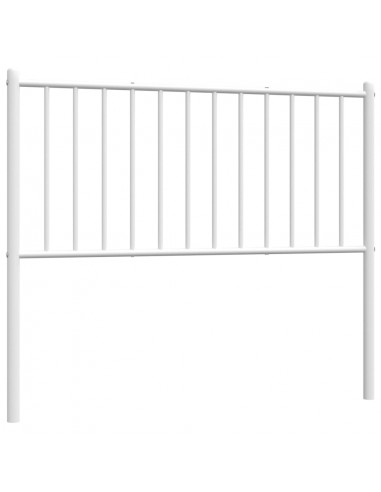 Testiera in Metallo Bianco 100 cm