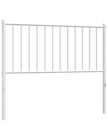 Testiera in Metallo Bianco 100 cm