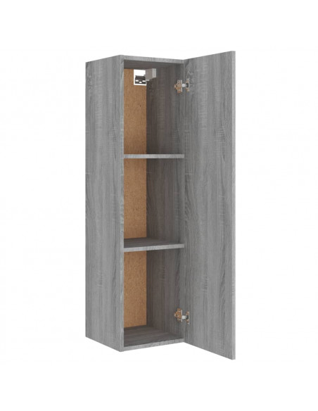 Set Mobili Porta TV 8pz Grigio Sonoma in Legno Multistrato