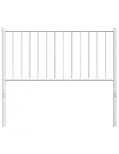 Testiera in Metallo Bianco 100 cm