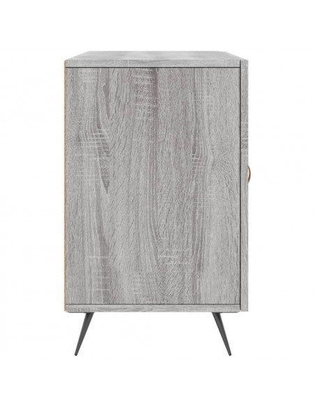 Credenza Grigio Sonoma 100x36x60 cm in Legno Multistrato