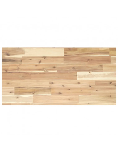 Piano da Bagno Non Trattato 60x40x2 cm Legno Massello di Acacia