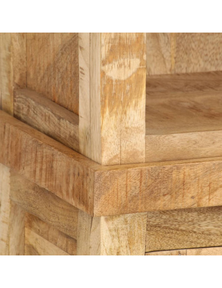 Libreria 50x30x180 cm in Legno Massello di Mango