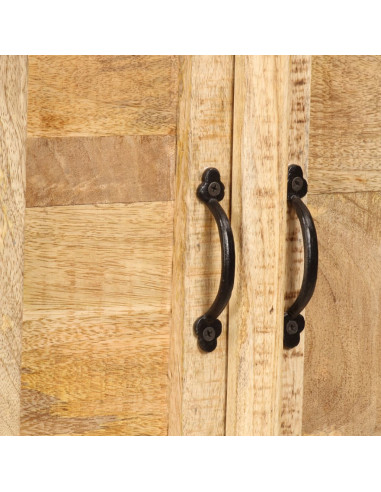 Libreria 50x30x180 cm in Legno Massello di Mango