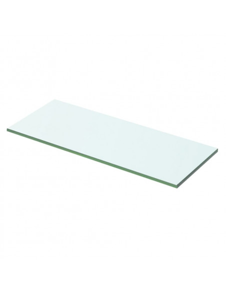 Mensole in Vetro Trasparente 2 pz 50x15 cm
