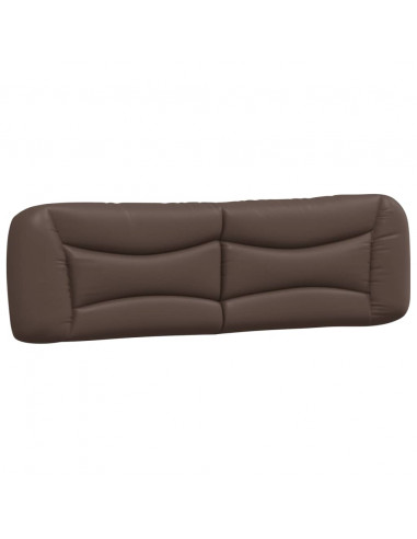 Cuscino Testiera Marrone 180 cm in Similpelle
