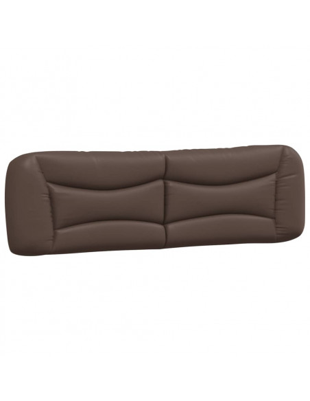 Cuscino Testiera Marrone 180 cm in Similpelle