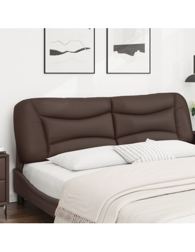Cuscino Testiera Marrone 180 cm in Similpelle