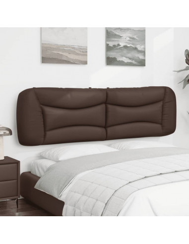 Cuscino Testiera Marrone 180 cm in Similpelle