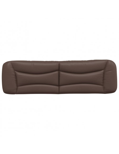 Cuscino Testiera Marrone 180 cm in Similpelle