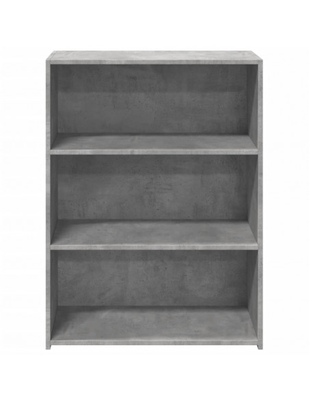 Credenza Grigio Cemento 70x41x93 cm in Legno Multistrato