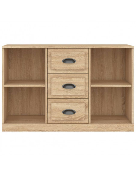 Credenza Rovere Sonoma 104,5x35,5x67,5 cm in Legno Multistrato