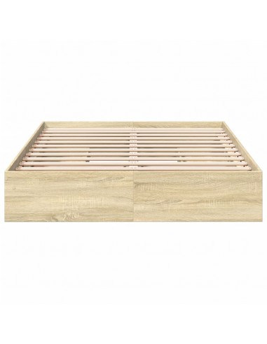 Giroletto Cassetti Rovere Sonoma 160x200 cm Legno Multistrato