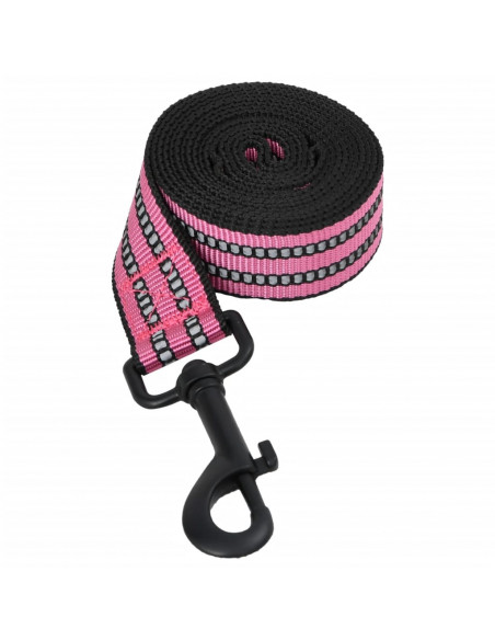 Pettorina per Cani con Guinzaglio e Collare Regolabile Rosa M