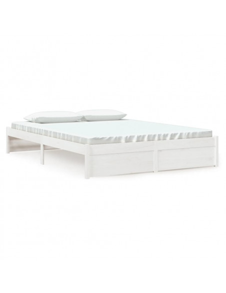 Giroletto Bianco in Legno Massello 150x200 cm King Size