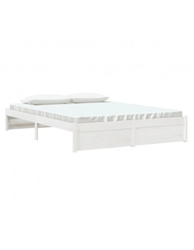 Giroletto Bianco in Legno Massello 150x200 cm King Size