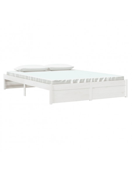 Giroletto Bianco in Legno Massello 150x200 cm King Size