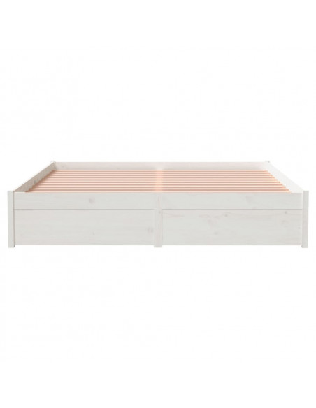 Giroletto Bianco in Legno Massello 150x200 cm King Size