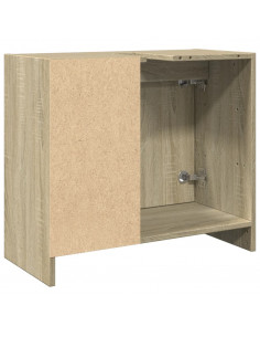 Mobile Lavabo Rovere Sonoma 63x29x55 cm Legno Multistrato 2
