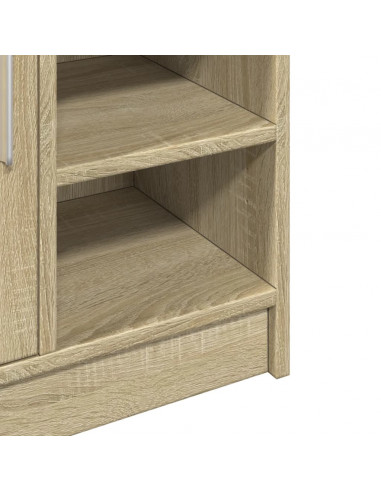 Mobile Lavabo Rovere Sonoma 63x29x55 cm Legno Multistrato