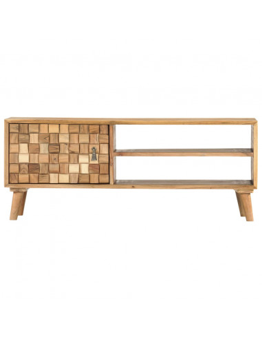 Mobile Porta TV 100x35x40 cm in Legno Massello di Acacia