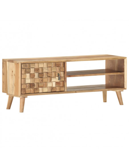 Mobile Porta TV 100x35x40 cm in Legno Massello di Acacia