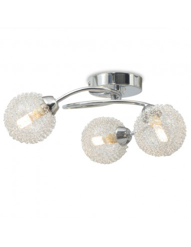 Lampadario da Soffitto con 3 Lampadine LED G9 120 W