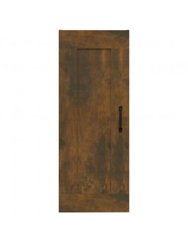 Mobile Pensile Rovere Fumo 35x34x90 cm in Legno Multistrato