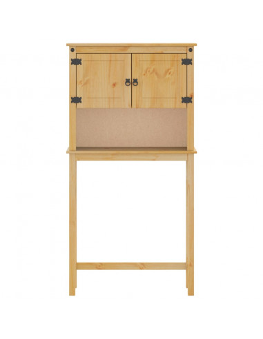 Mobile Lavatrice da Bagno Corona in Legno Massello di Pino