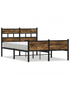 Giroletto senza Materasso Rovere Fumo 120x200 cm in Truciolato 2