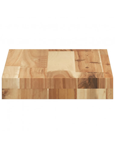 Ripiano a Parete 60x20x4 cm Legno Massello Acacia Rifinito Olio