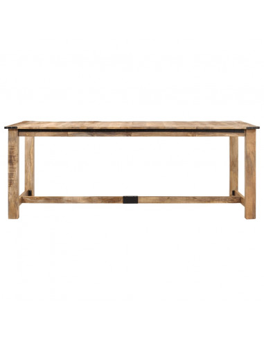 Tavolo da Pranzo 200x100x75 cm in Legno Massello di Mango