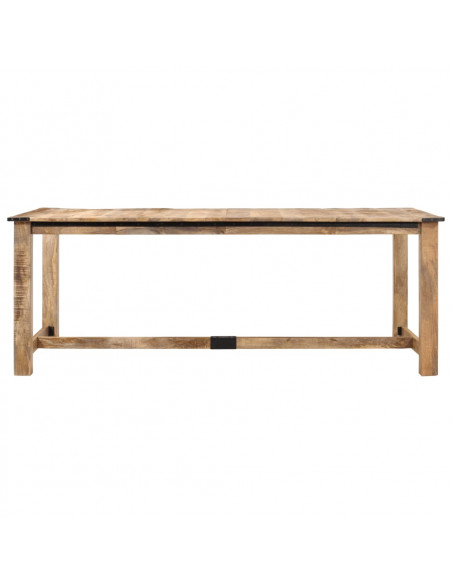 Tavolo da Pranzo 200x100x75 cm in Legno Massello di Mango