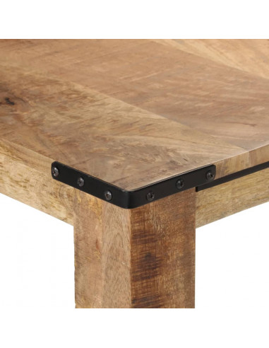 Tavolo da Pranzo 200x100x75 cm in Legno Massello di Mango