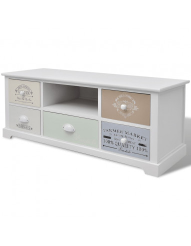 Mobile Porta TV in Stile Francese in Legno